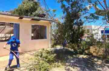 Presos concluem limpeza e reparos em prédios públicos de Rio Bonito do Iguaçu